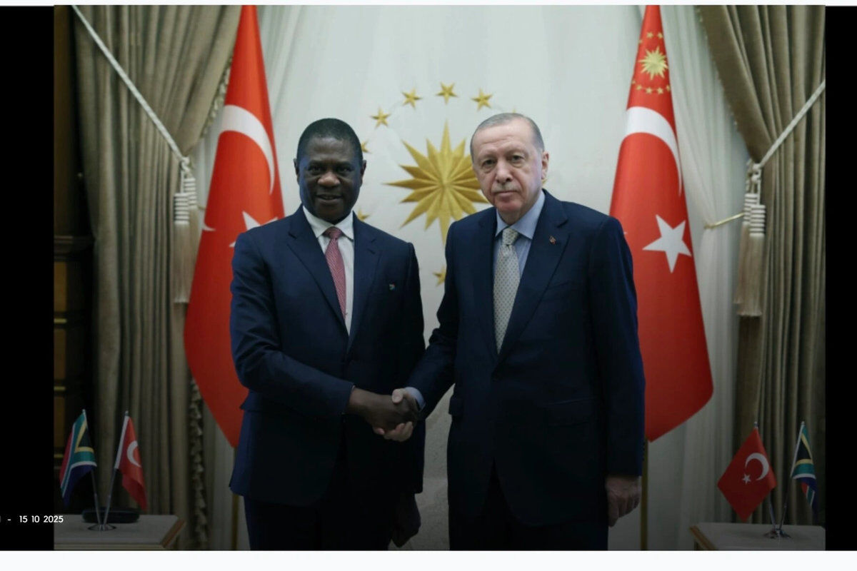 Cumhurbaşkanı Erdoğan ve Güney Afrika Cumhuriyeti Cumhurbaşkanı Yardımcısı Mashatile